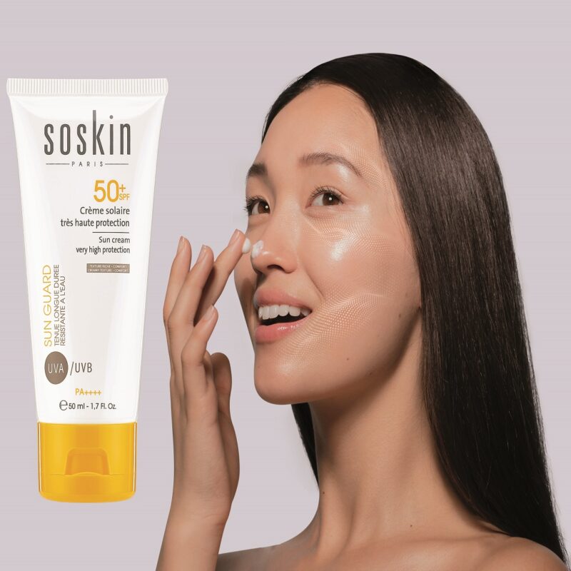 SUN Sun cream very high protection SPF50+ RICHکرم ضد آفتاب با 50 SPF (ساده و رنگی)
